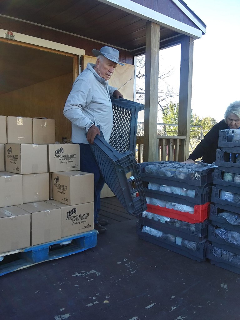 Food And Prayer Distribution Picture