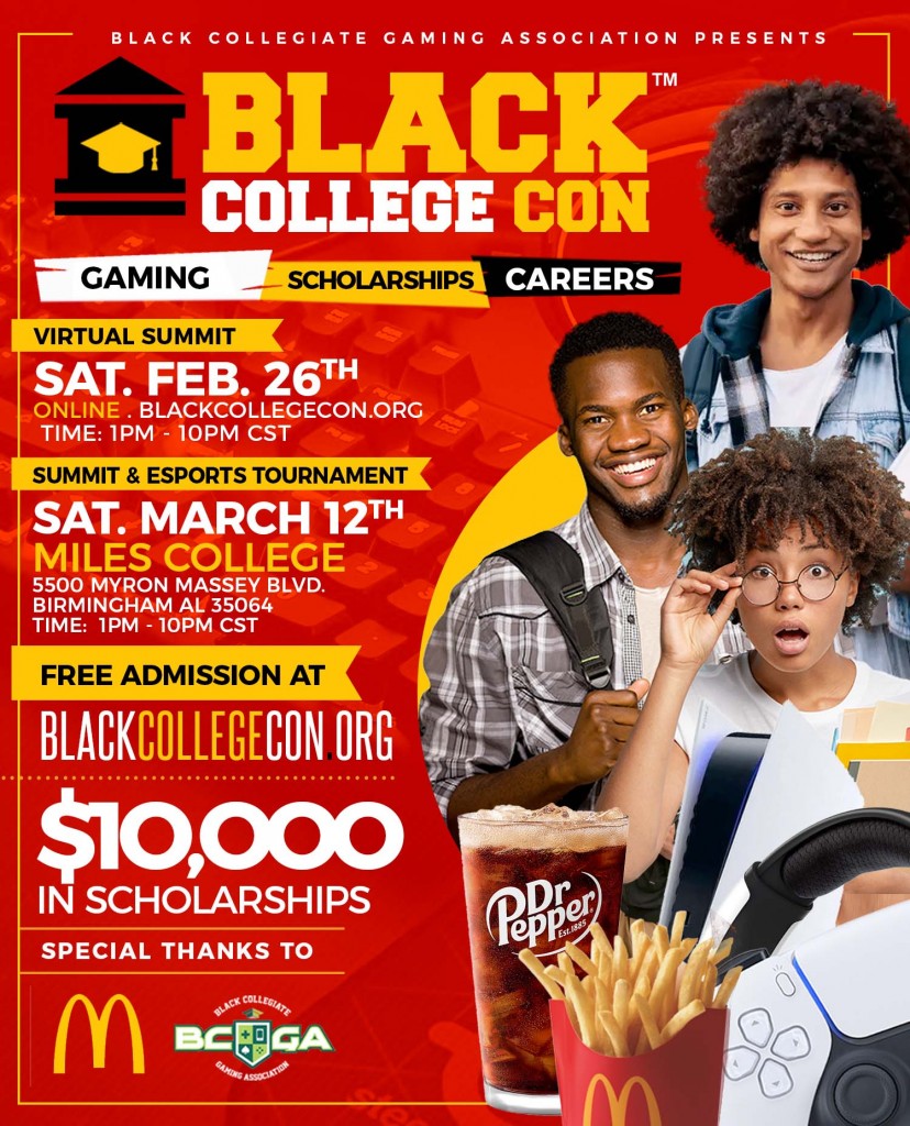 Black College Con Flyer