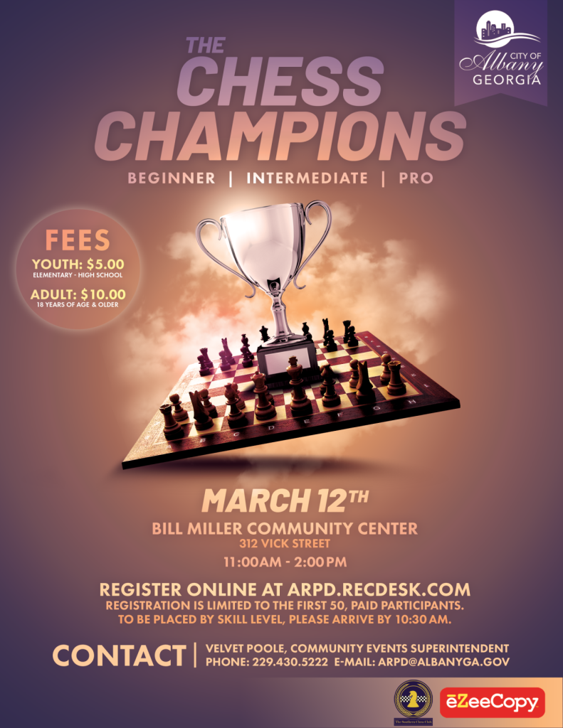 Chess Champions Flyer Print