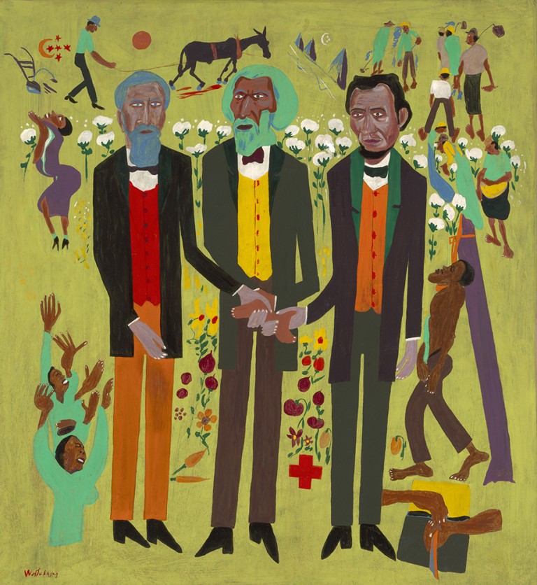 Three Great Abolitionists: A. Lincoln, F. Douglass, J. Brown