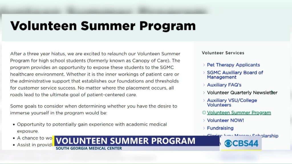 South Georgia Medical Center Volunteen Program