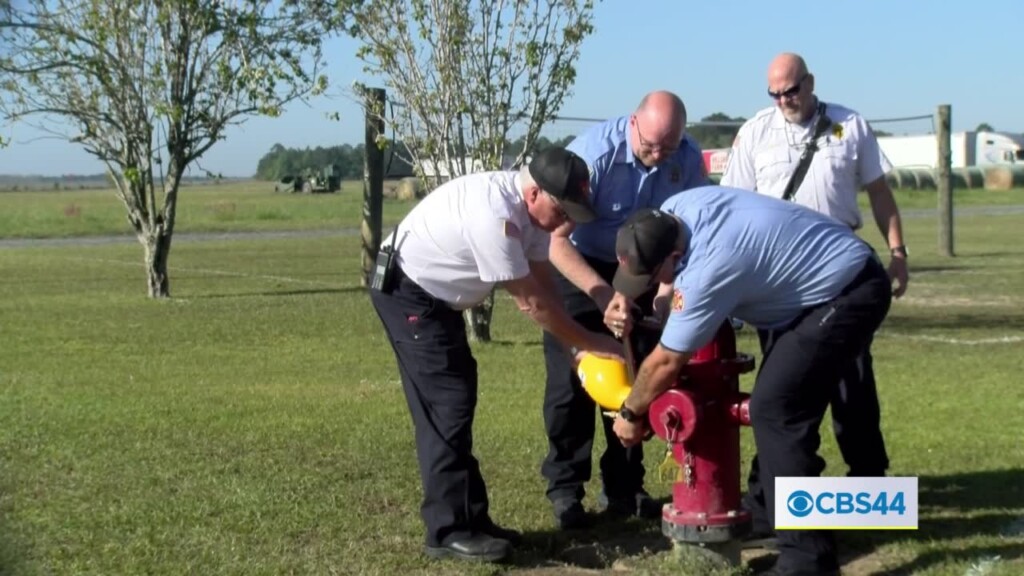Fire Department Tests Hydrants Throughout The City Of Douglas