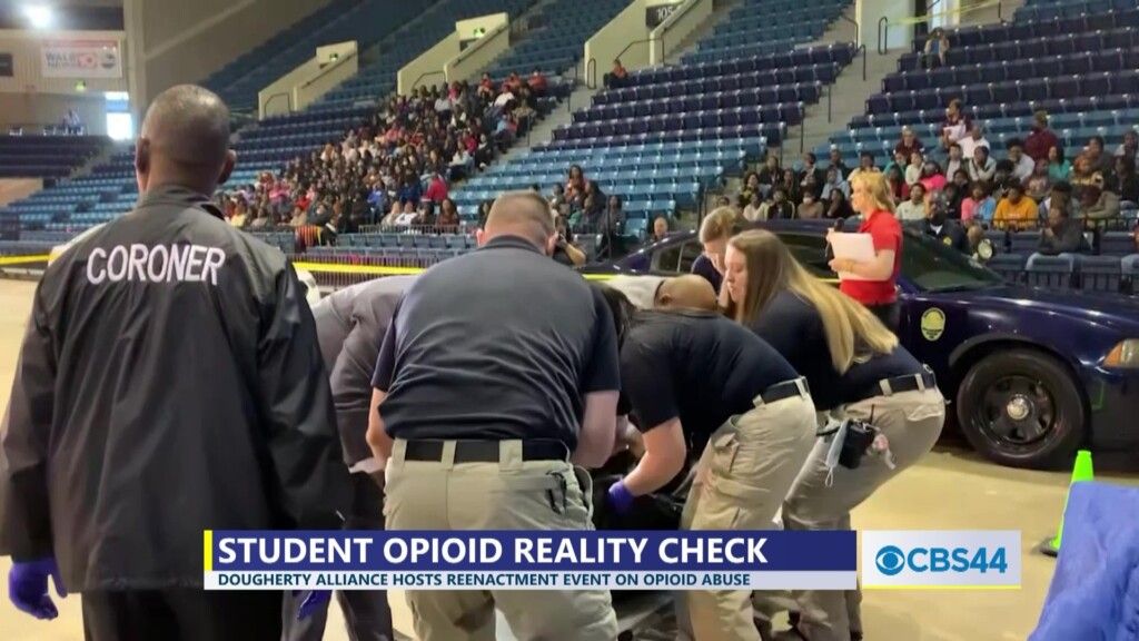 Dougherty County Emergency Officials Hold Opioid Reenactment Event