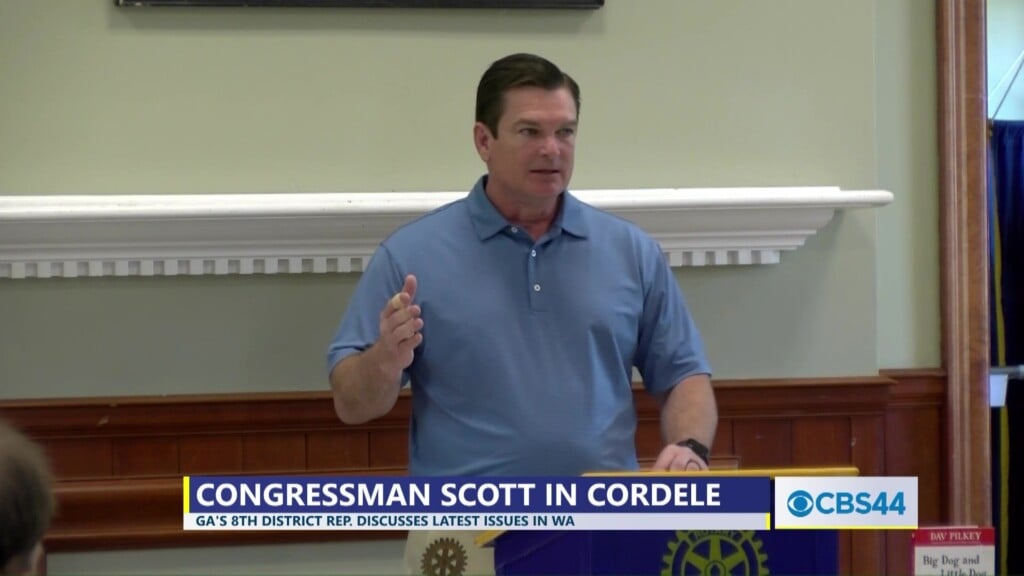 Congressman Austin Scott Visits The Crisp County Community