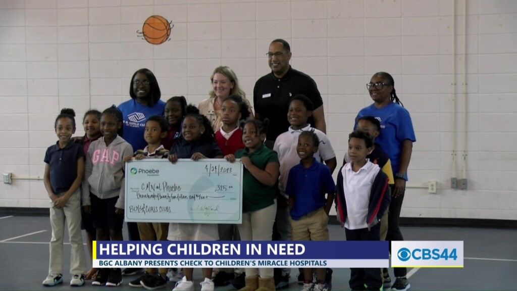 Boys & Girls Club Of Albany Presents Check To Children's Miracle Hospitals