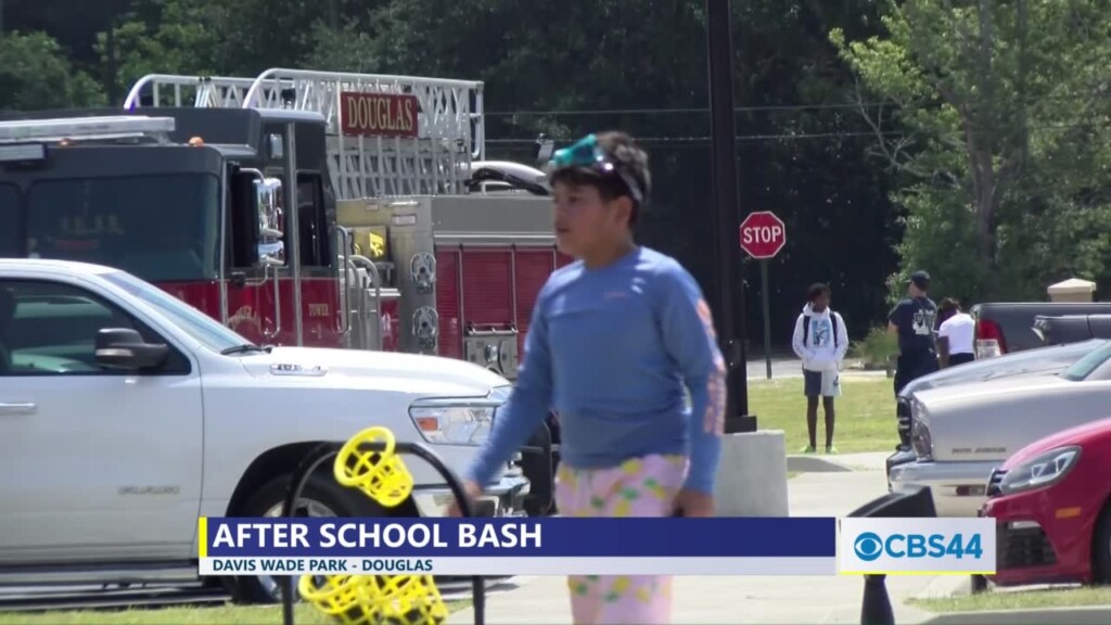 Douglas Police And Fire Department Throw After School Bash