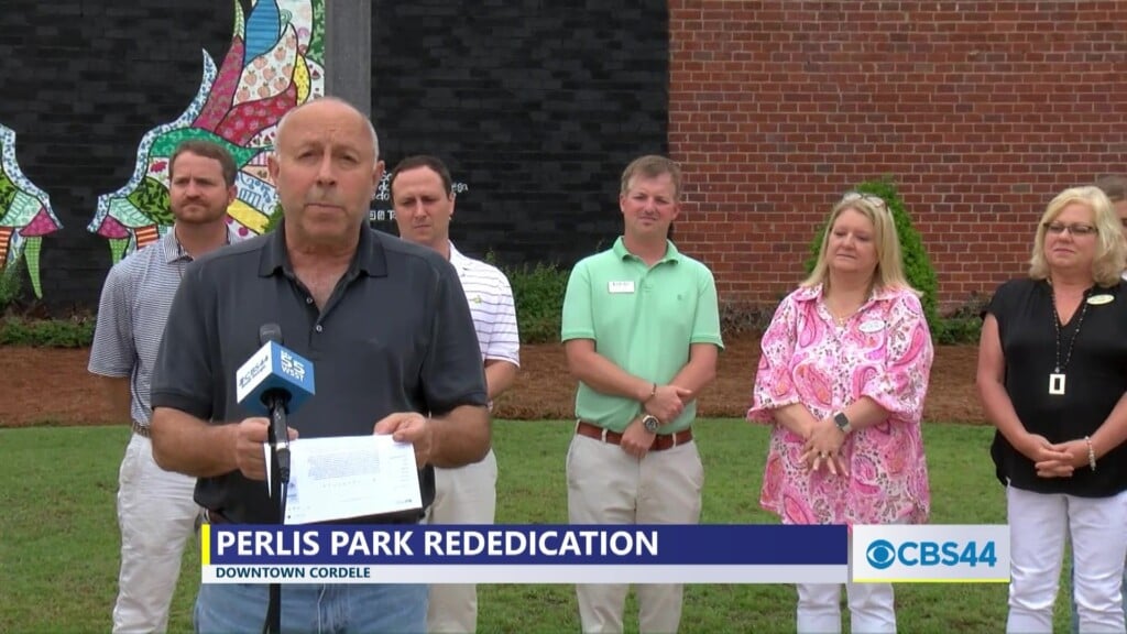 Perlis Park Rededicated In Downtown Cordele