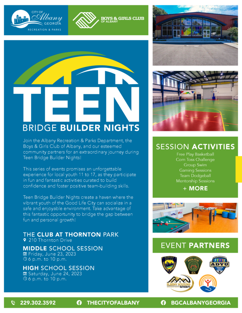 Thumbnail 2023 Teen Bridge Builder Nights Flyer Arpd Bgcalbany