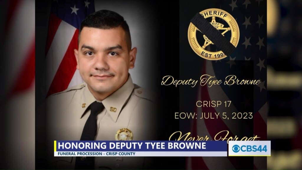 Remembering And Honoring Deputy Tyee Browne; Laid To Rest Monday