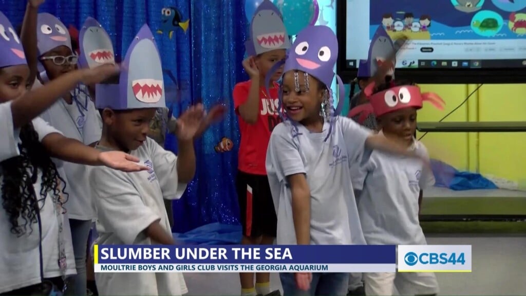 Moultrie Boys And Girls Club Take A 'slumber Under The Sea' At The Georgia Aquarium