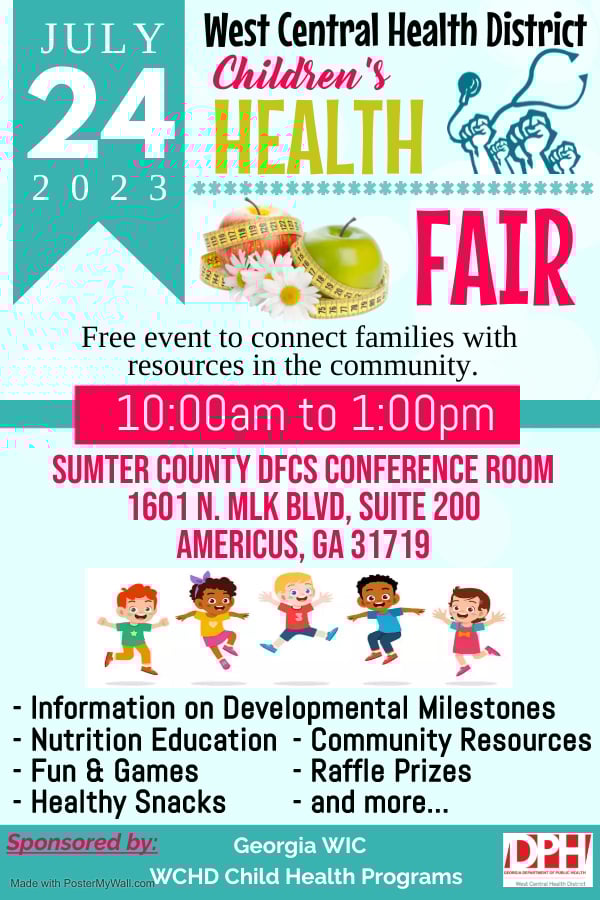 Child Health Fair July 24 2023 Sumter