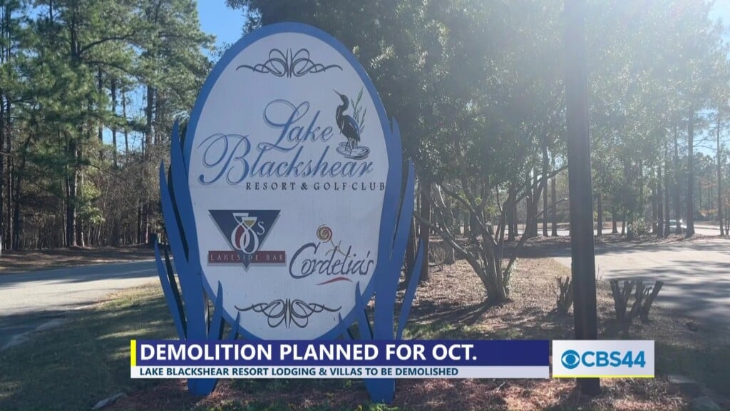Lake Blackshear Resort Lodging & Villas Demolition Planned For October