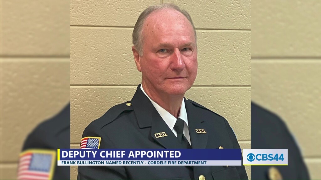 City Of Cordele Appoints Frank Bullington To Deputy Fire Chief