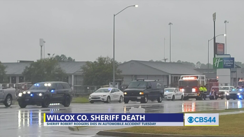 Wilcox Co. Sheriff Robert Rodgers Dies In Automobile Accident Tuesday