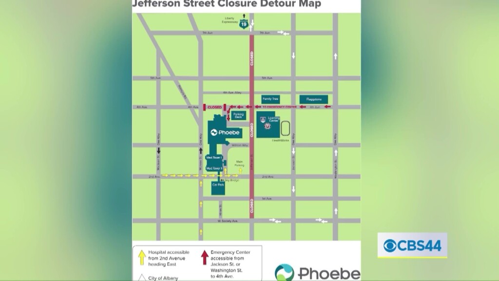 Phoebe Health System Concerned About Upcoming Road Closure