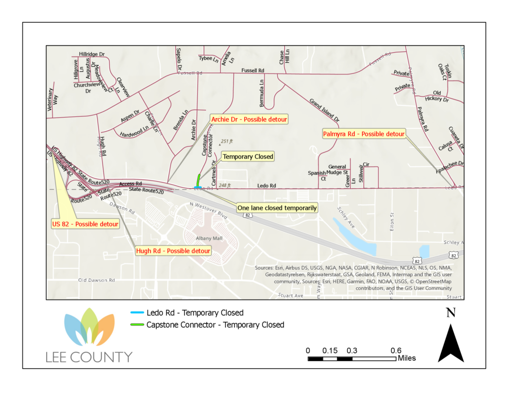 Road Closure Map
