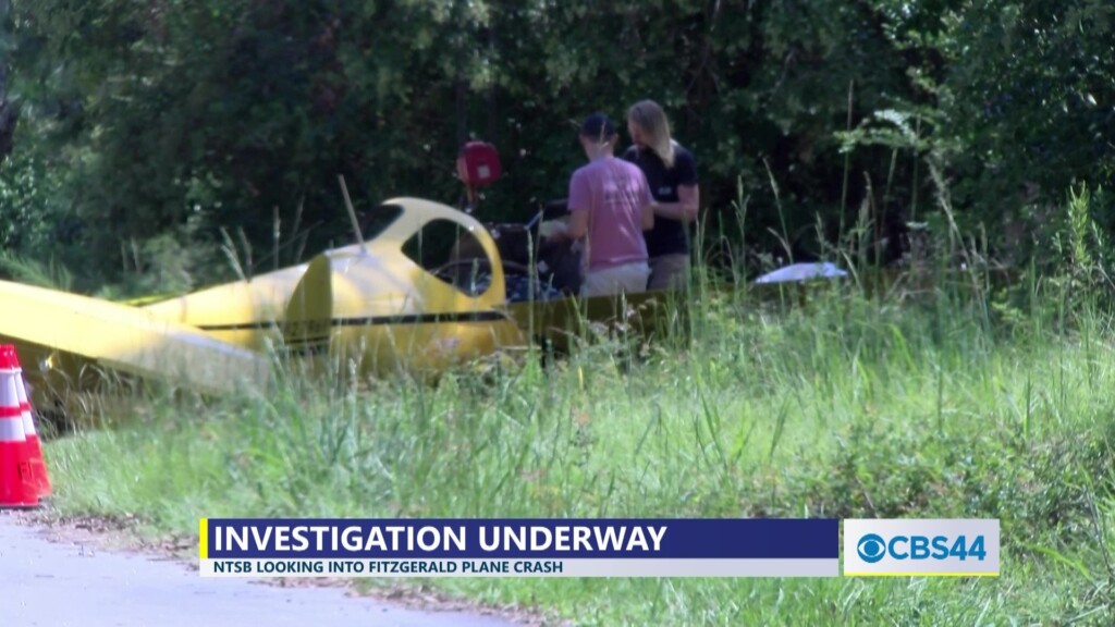 Victim Identified, Cause Still Unknown In Fitzgerald Plane Crash