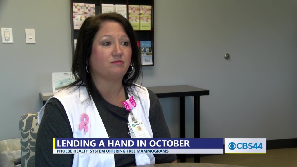 Phoebe Health System Offering Free Mammograms In October For Breast Cancer Awareness Month