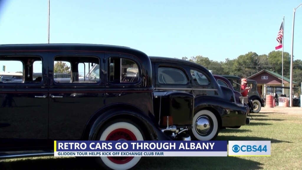 Glidden Tour Of Retro Cars Passes Through Exchange Club Fairgrounds To Kick Off Southwest Georgia Regional Fair