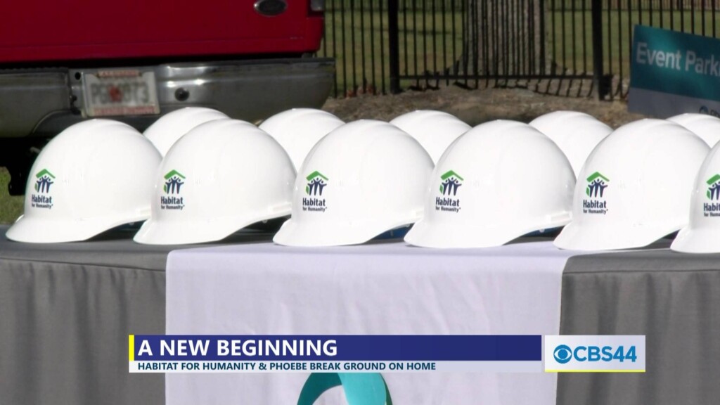 Flint River Habitat For Humanity & Phoebe Holds Dream Home Groundbreaking