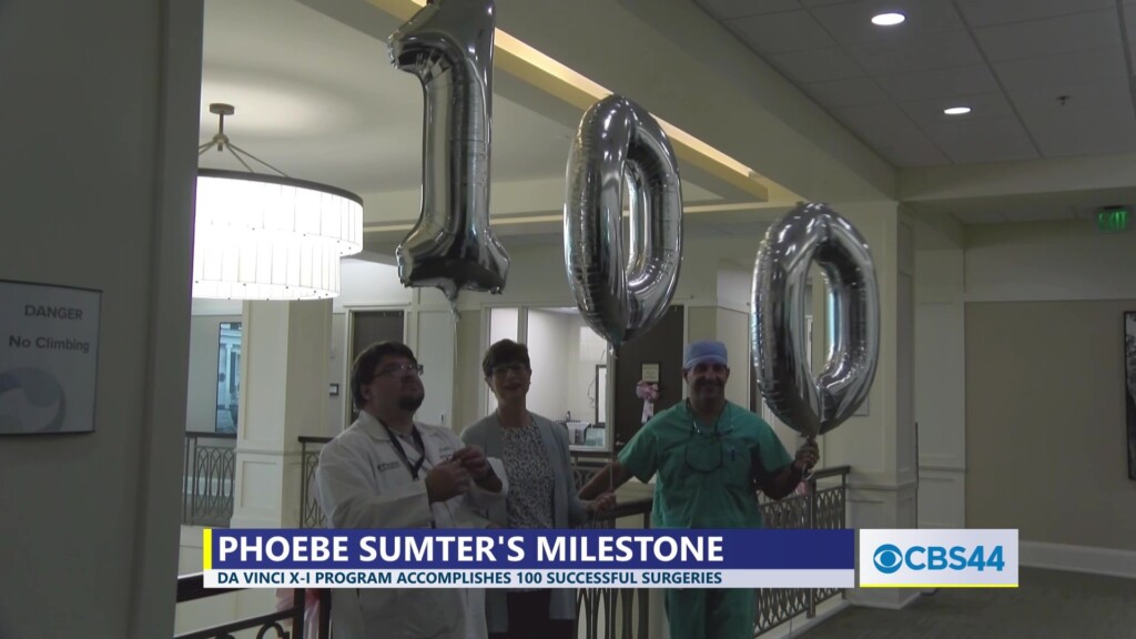 Phoebe Sumter’s Milestone; Da Vinci Xi Program Accomplishes 100 Successful Surgeries