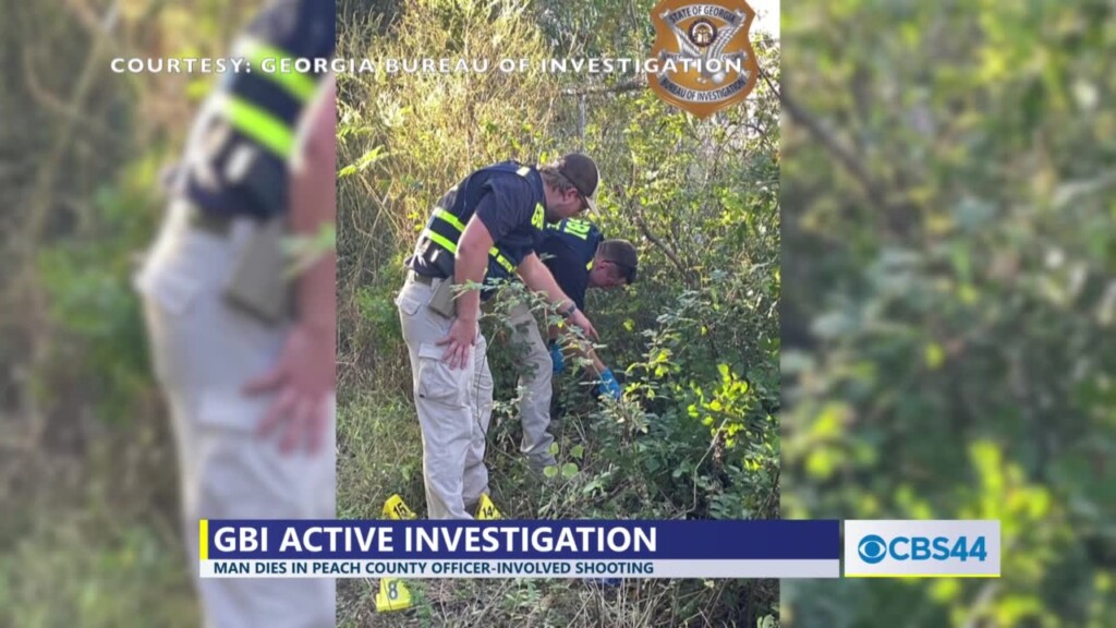 Gbi Investigates After Man Dies In Officer Involved Shooting In Peach County