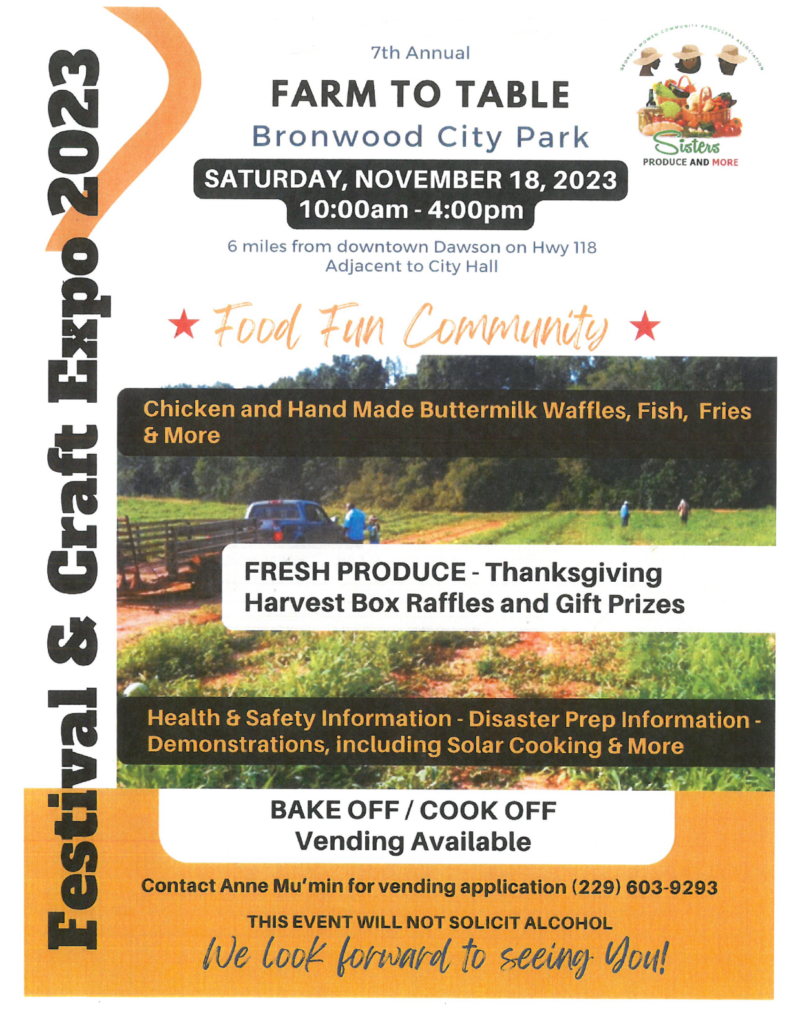 Farm To Table Bron Wood 111823 Pdf