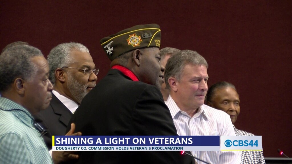 Dougherty Co. Commission Holds ‘operation Greenlight’ Veterans Proclamation