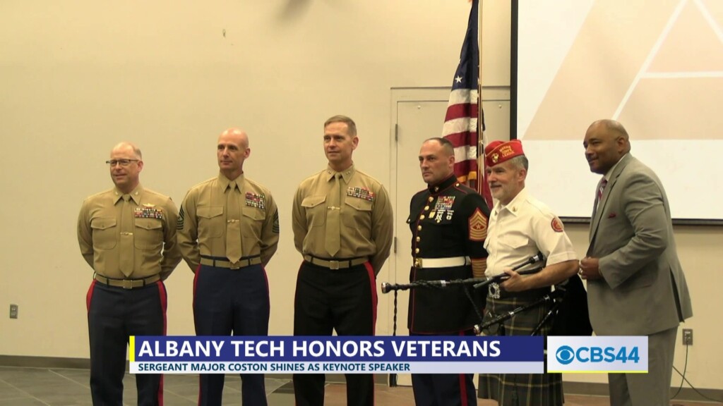 Albany Tech Holds Veterans Day Ceremony, Honors Veterans With Keynote Speaker Sergeant Major Chad M. Coston
