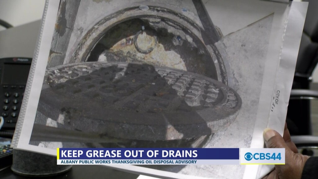 Keeping Grease Out Of Drains...albany Public Works Issues Thanksgiving Oil Disposal Advisory