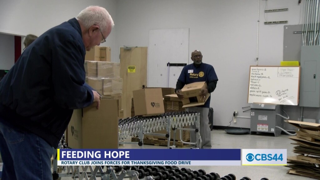 Albany Rotary Club, Feeding The Valley Food Bank Joins Forces For Thanksgiving Food Drive