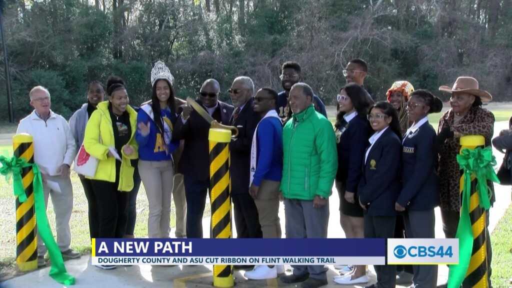 Dougherty County And Albany State University Hold Joint Ribbon Cutting Ceremony On Flint River Trail