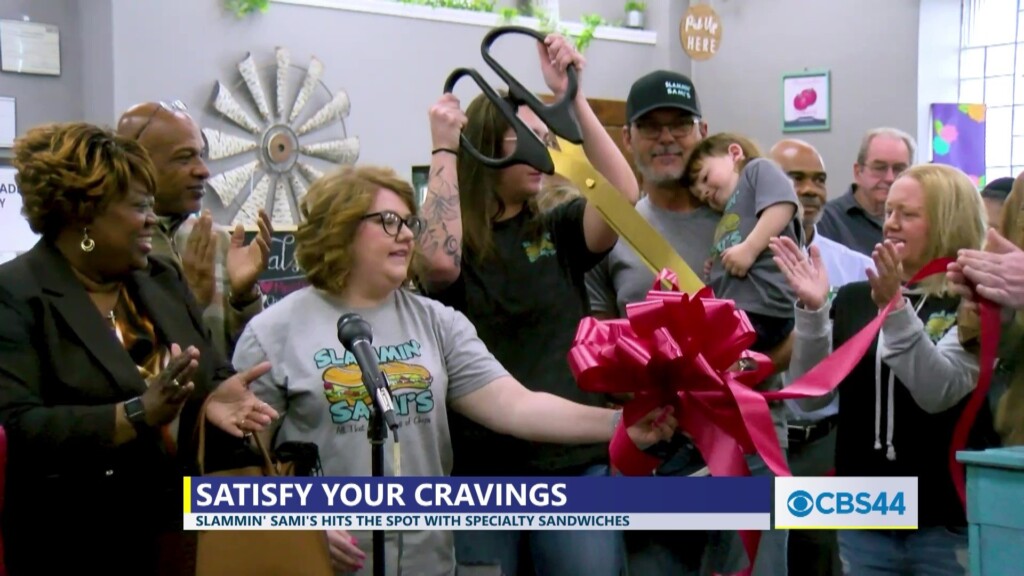 Cordele Crisp Chamber Of Commerce Holds Ribbon Cutting Of Newest Eatery Slammin Sami's