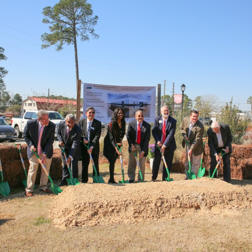 Usda Hosted The Groundbreaking Ceremony That Highlighted The New Usda Ars Tifton Research Facility That Is Being Built On The Uga Tifton Campus