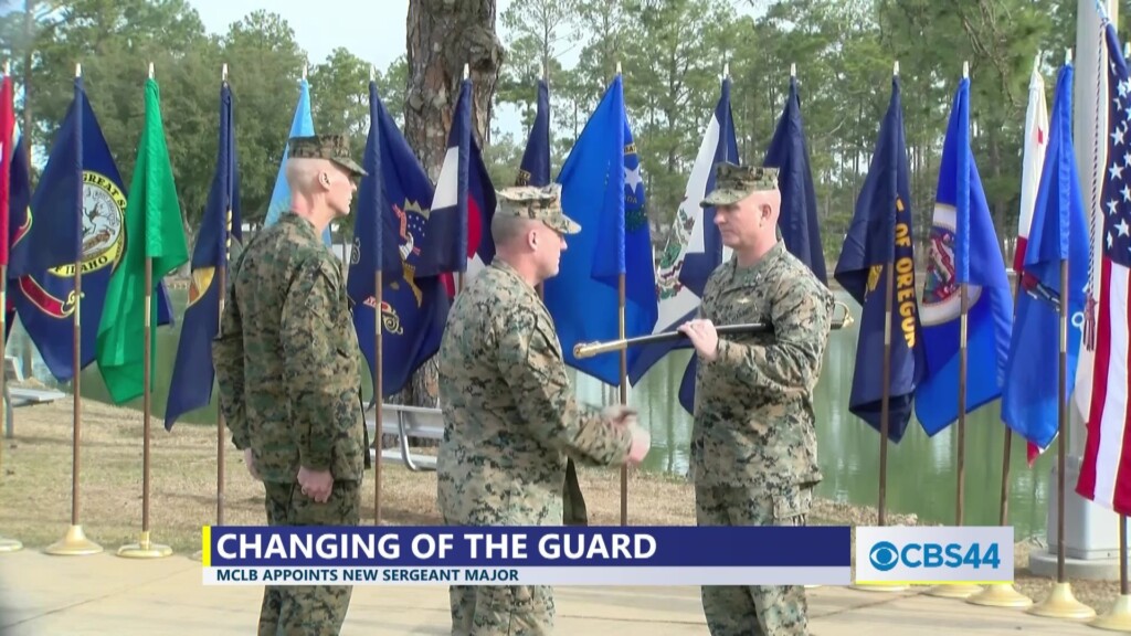 Changing Of The Guard, Mclb Albany Appoints New Sergeant Major