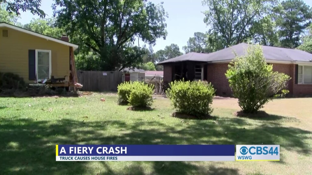 Truck Crashes Into Two Homes House Fires Vo