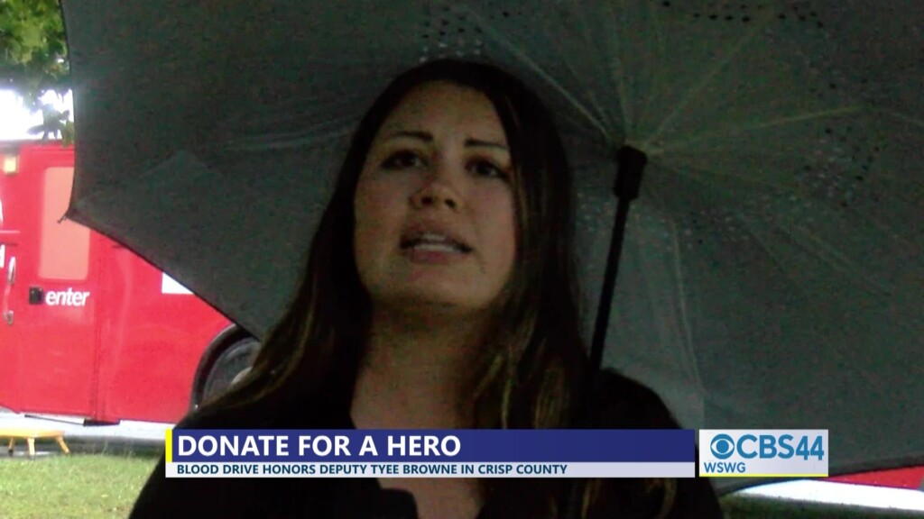 Crisp Co Sheriff Oneblood Drive In Memory Of Deputy Tyee Browne Vosot