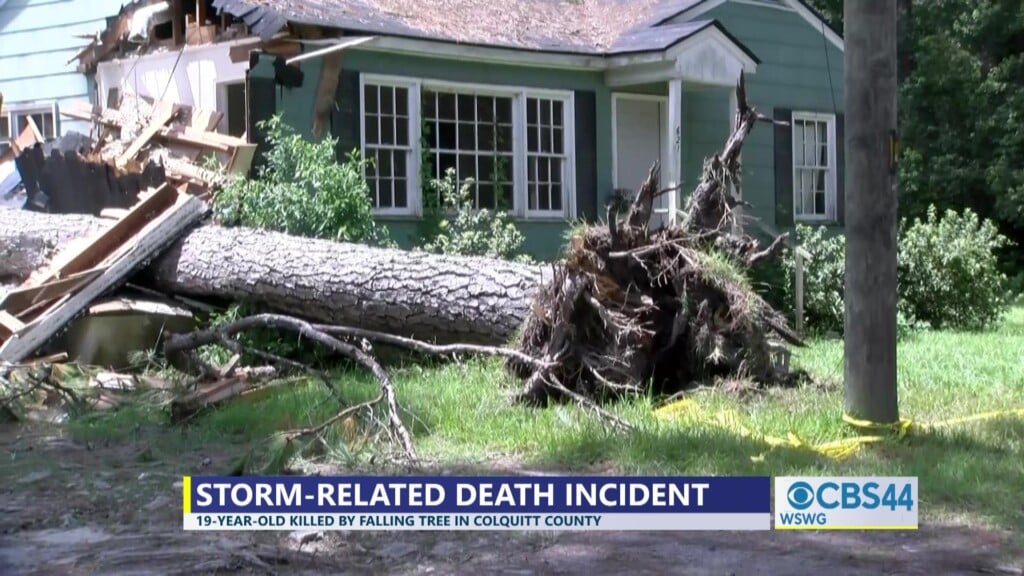 Brian Moultrie 19 Yr Old Killed After Tree Falls On Home