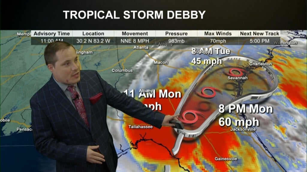 Tropical Storm Debby: August 5, 2024