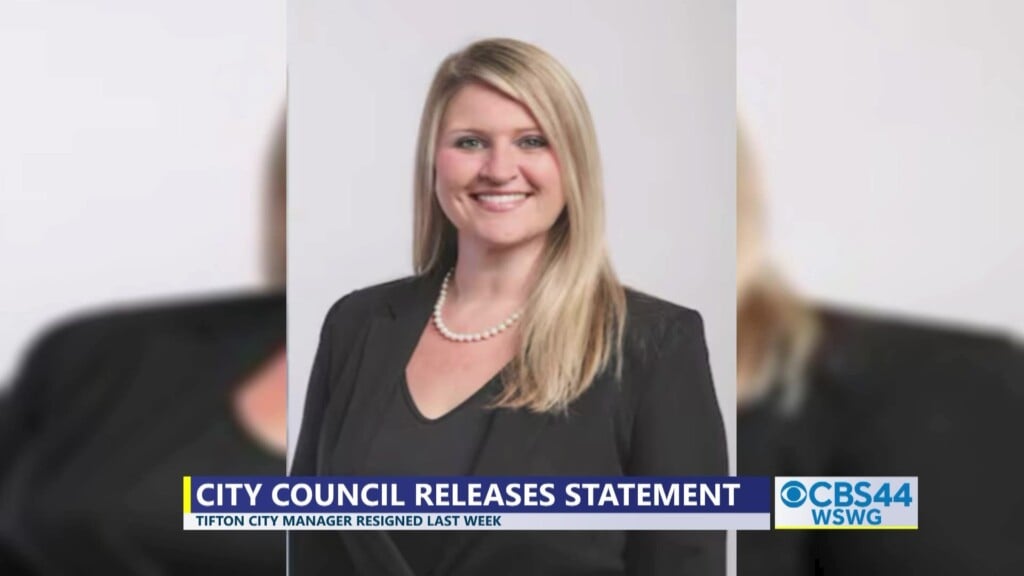 Tifton City Council Statement On City Manager