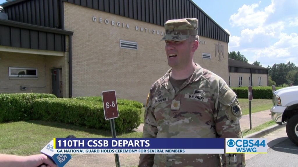 Gabe 110th Cssb Ga National Guard Us Army Departure Vosot