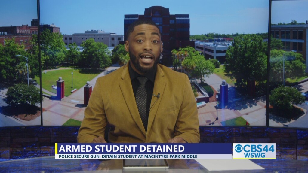 Thomasville Pd Responds Firearm At Macintyre Middle School