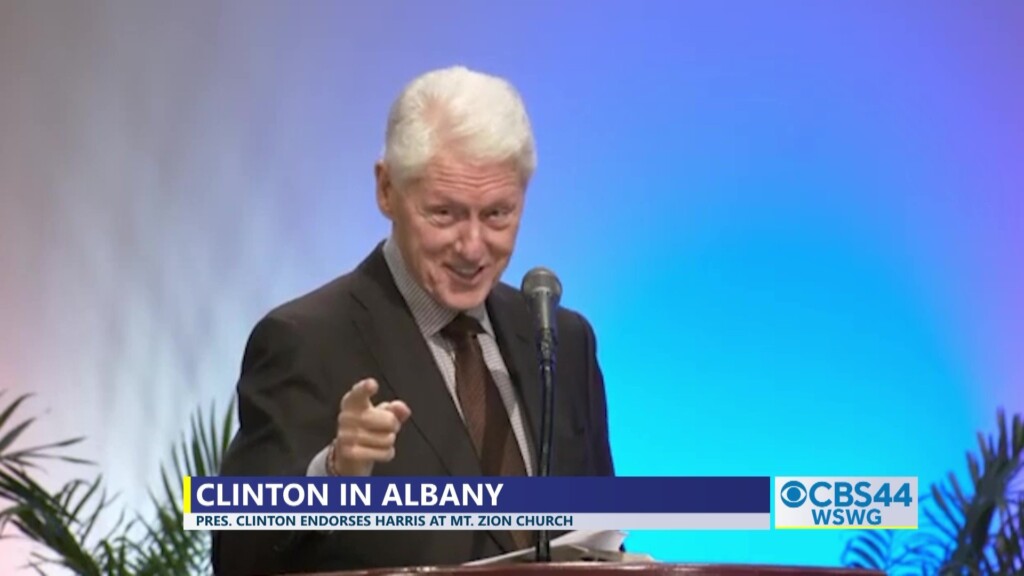Pres Clinton Speaks Mt. Zion