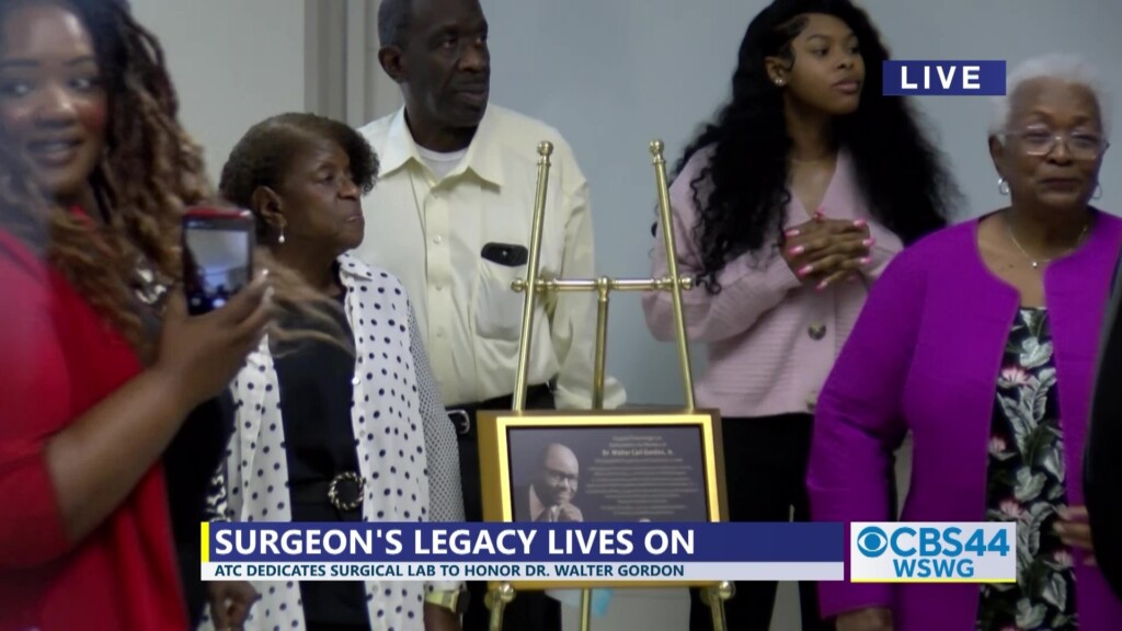 Gabe Albany Tech Dedication Ceremony Dr. Gordon Surgical Tech Lab Pkg