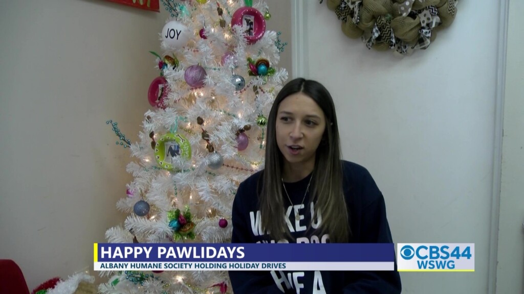 Brian Albany Humane Society Paw Liday Giving Tree Drive
