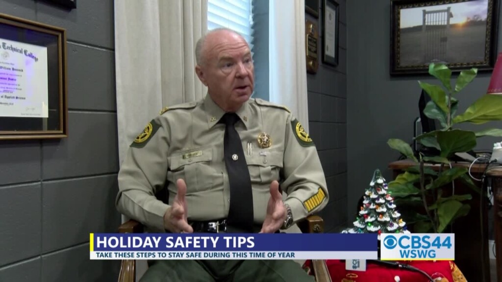 Gabe Crisp Co Sheriff Holiday Safety Tips