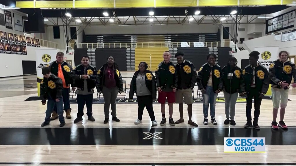 Gabe Colquitt Co High Special Olympics Letterman Jackets Ceremony