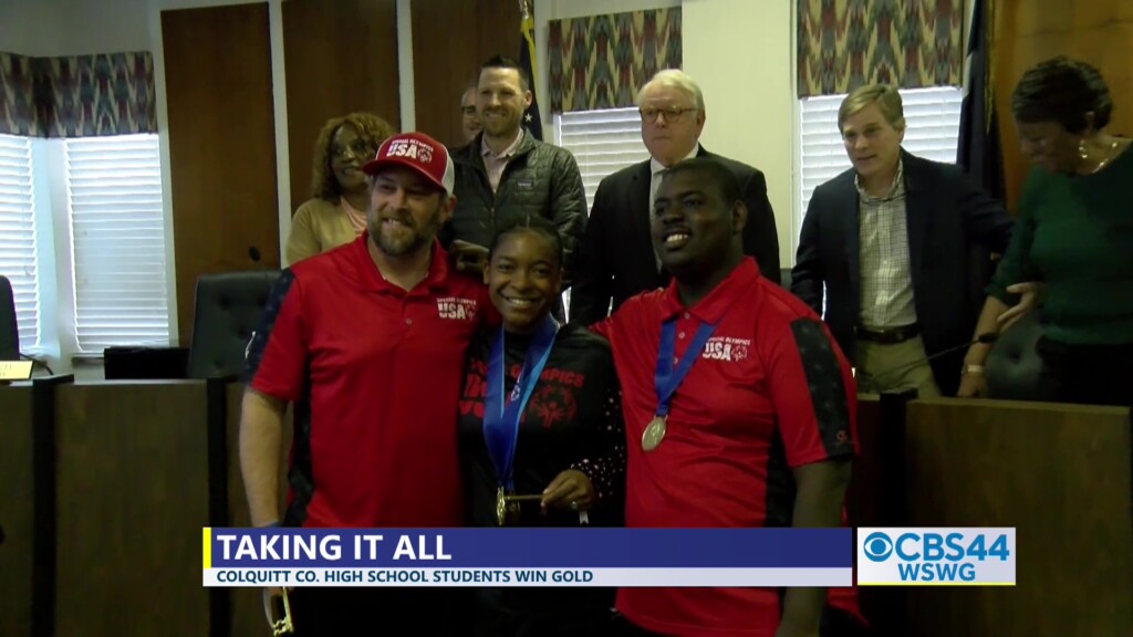 Gabe Colquitt Co Special Olympians Win Gold