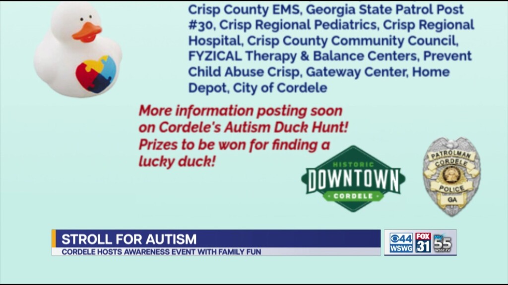 Cordele 2025 Autism Awareness Stroll
