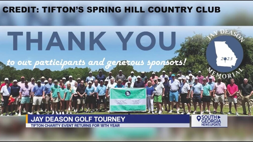 Tifton Springhill Country Club Jay Deason Memorial Golf Tournament